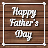 Happy Father's Day Typographical Background