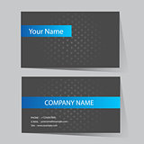 Business Card Set. Vector illustration.
