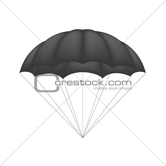 Parachute in black design