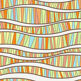 Vector seamless pattern of wavy lines