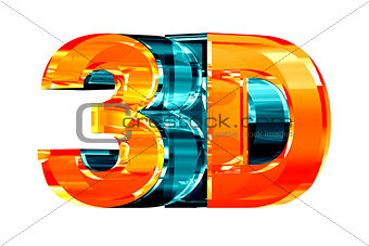 3D Glass Logo