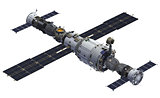 Space Station And Spacecrafts
