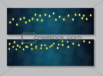 Abstract Beauty Glowing Light Background. Vector Illustration