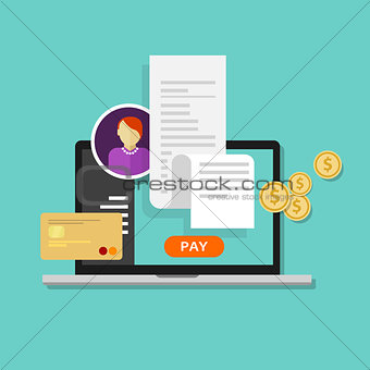 pay bills tax online receipt billing payment