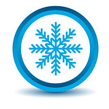 Blue snowflake icon