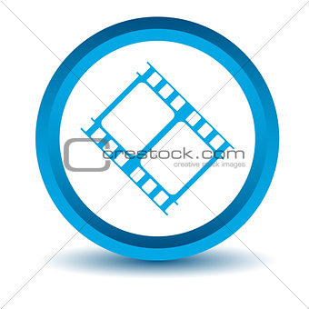Blue movie icon