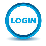 Blue login icon