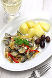 horse mackerel escabeche, spanish portuguese cuisine