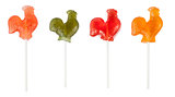 Collection of Lollipop in the Shape of Rooster