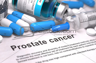 Diagnosis - Prostate Cancer. Medical Concept.