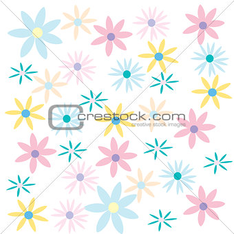 Floral pink nature abstract background