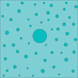 Turquoise abstract background circles