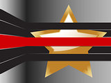 gold star and stripes background
