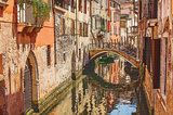 Venice retro picture. side channel