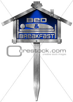 Bed and Breakfast - Metal Sign
