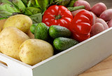 Box with Vegetables