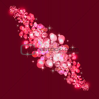 Background with Bubbles. Abstract Vector Illustration
