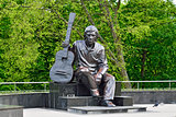 Monument of Vladimir Vysotsky. Kaliningrad, Russia