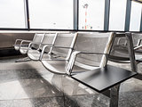 New benches at the airport