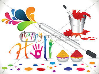 abstract artistic holi background