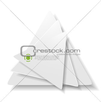 Vector background of abstract grey triangle shapes