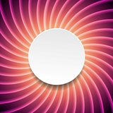 Smooth purple swirl background with circle