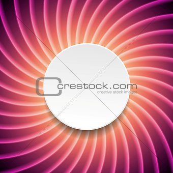 Smooth purple swirl background with circle