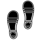 Clean Shoe Imprints
