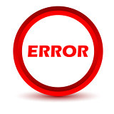 Red error icon