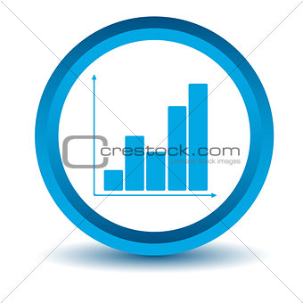 Blue chart icon