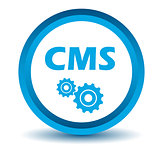 Blue cms icon