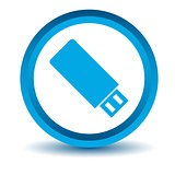 Blue flash drive icon