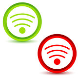 Wifi icons set