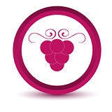 Purple wine icon