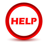 Red help icon