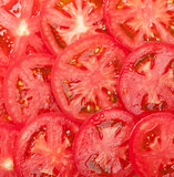 Fresh garden tomato sliced