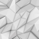 White Abstract Polygonal Background