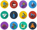 Set of baby icons