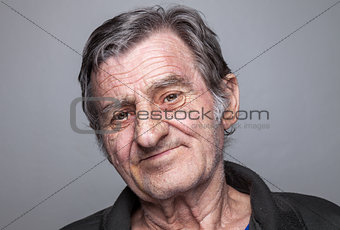 Portriat of an elderly man
