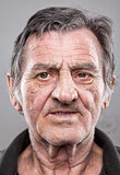 Portriat of an elderly man