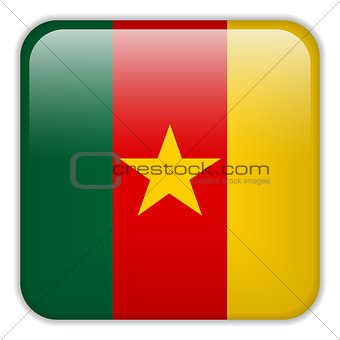 Cameroon Flag Smartphone Application Square Buttons