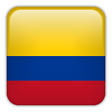 Colombia Flag Smartphone Application Square Buttons