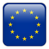 Europe Flag Smartphone Application Square Buttons