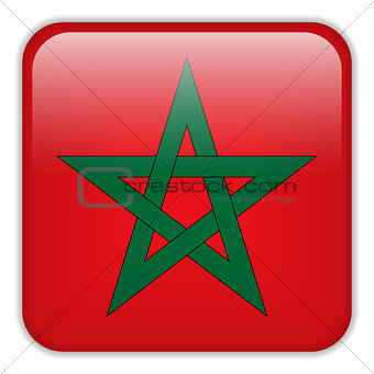 Morocco Flag Smartphone Application Square Buttons