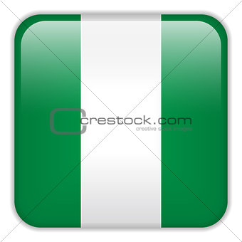 Nigeria Flag Smartphone Application Square Buttons