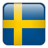 Sweden Flag Smartphone Application Square Buttons