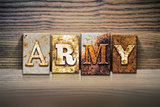 Army Concept Letterpress Theme