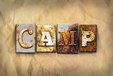 Camp Concept Rusted Metal Type