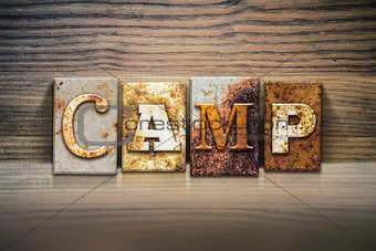 Camp Concept Letterpress Theme