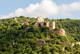 Montfort (Shtarkenberg) is a ruined crusader castle . Israel.